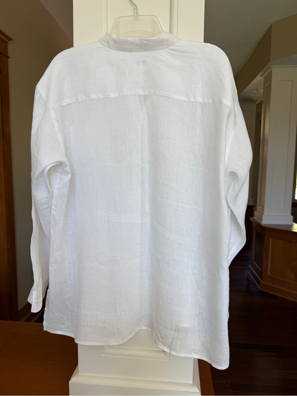 J. Jill Love Linen 100% Women’s XL White Button-Up Shirt Airy Cool Classic - Picture 2 of 11